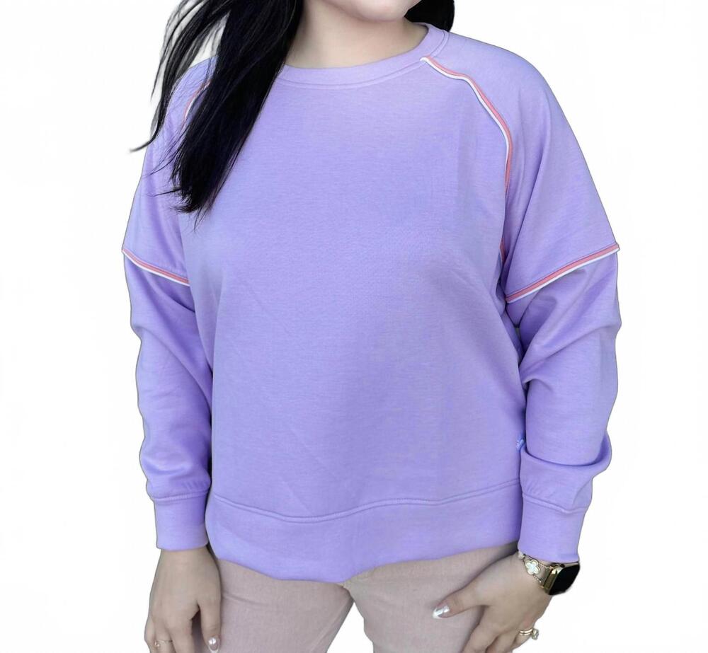 NEW JADELYNN BROOKE women's do your best pullover in lilac